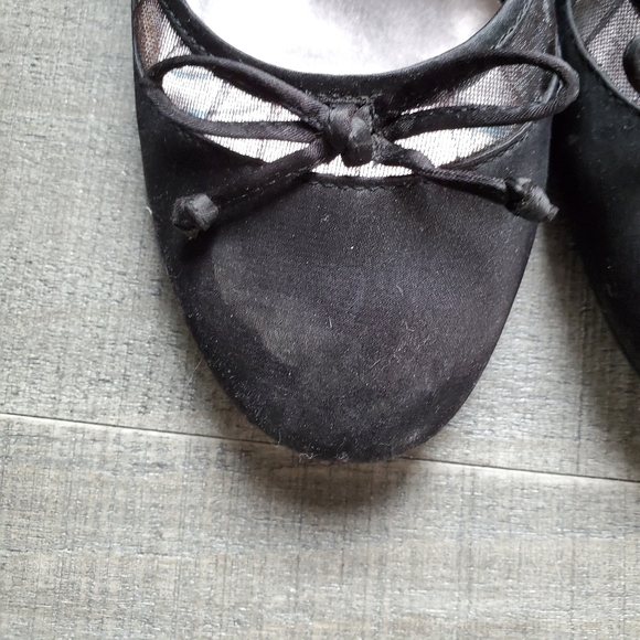 Casual Mid Heel Pumps Mesh Rim and Bow - Picture 3 of 4